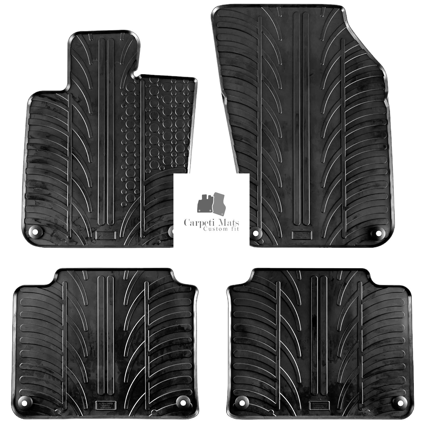 For Volvo V90 2016-2024 Car Floor Mats Rubber All Weather Heavy Duty Liners New