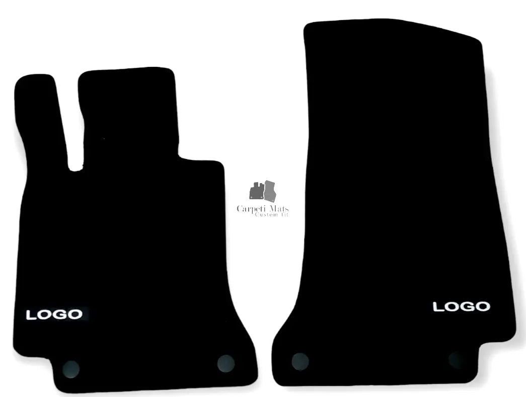 Front Car Floor Mats For AMG Mercedes C-Class Convertible Auto Liners Waterproof