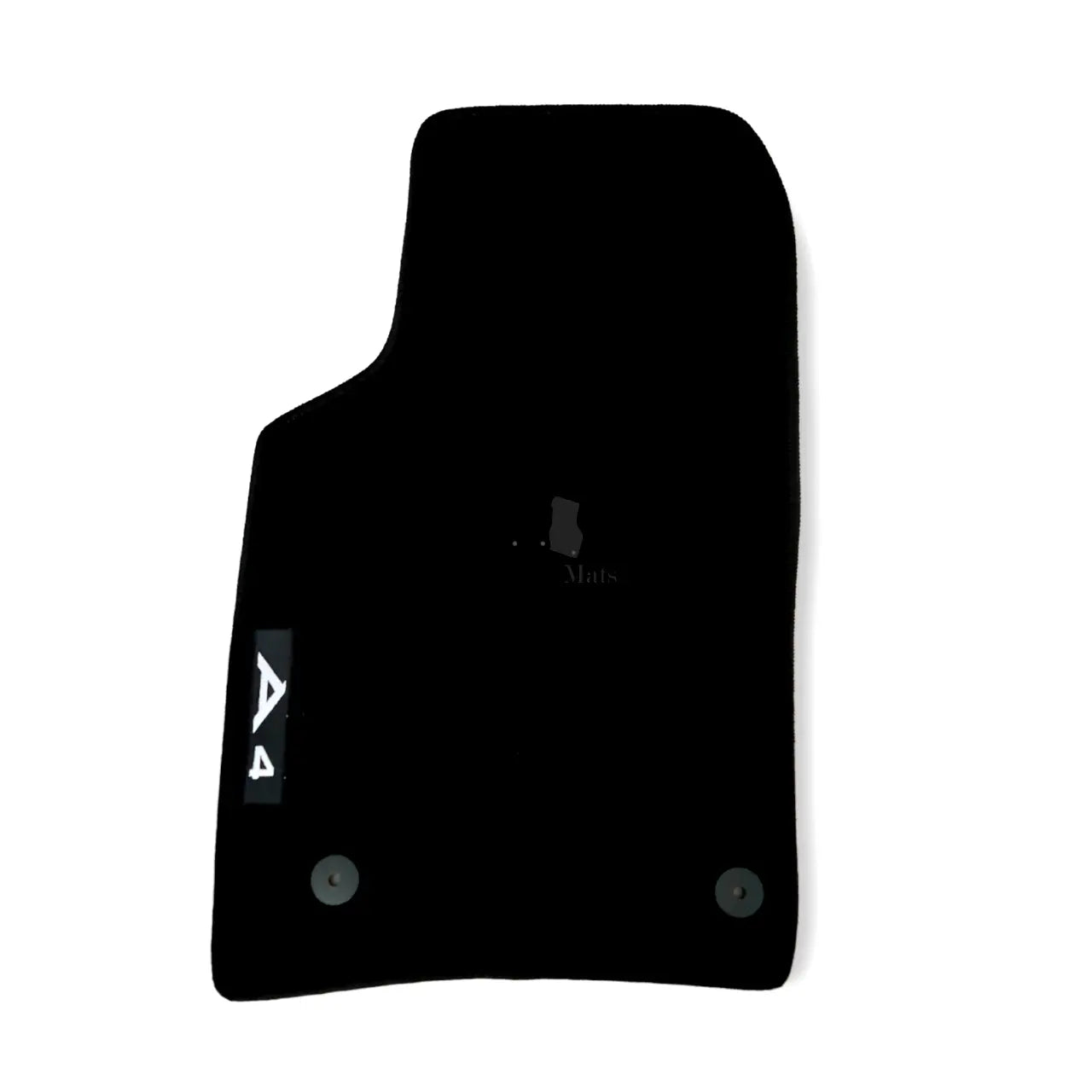 Front Car Floor Mats For Audi A4 B5 Waterproof Black Velour Carpet Liners 2pcs