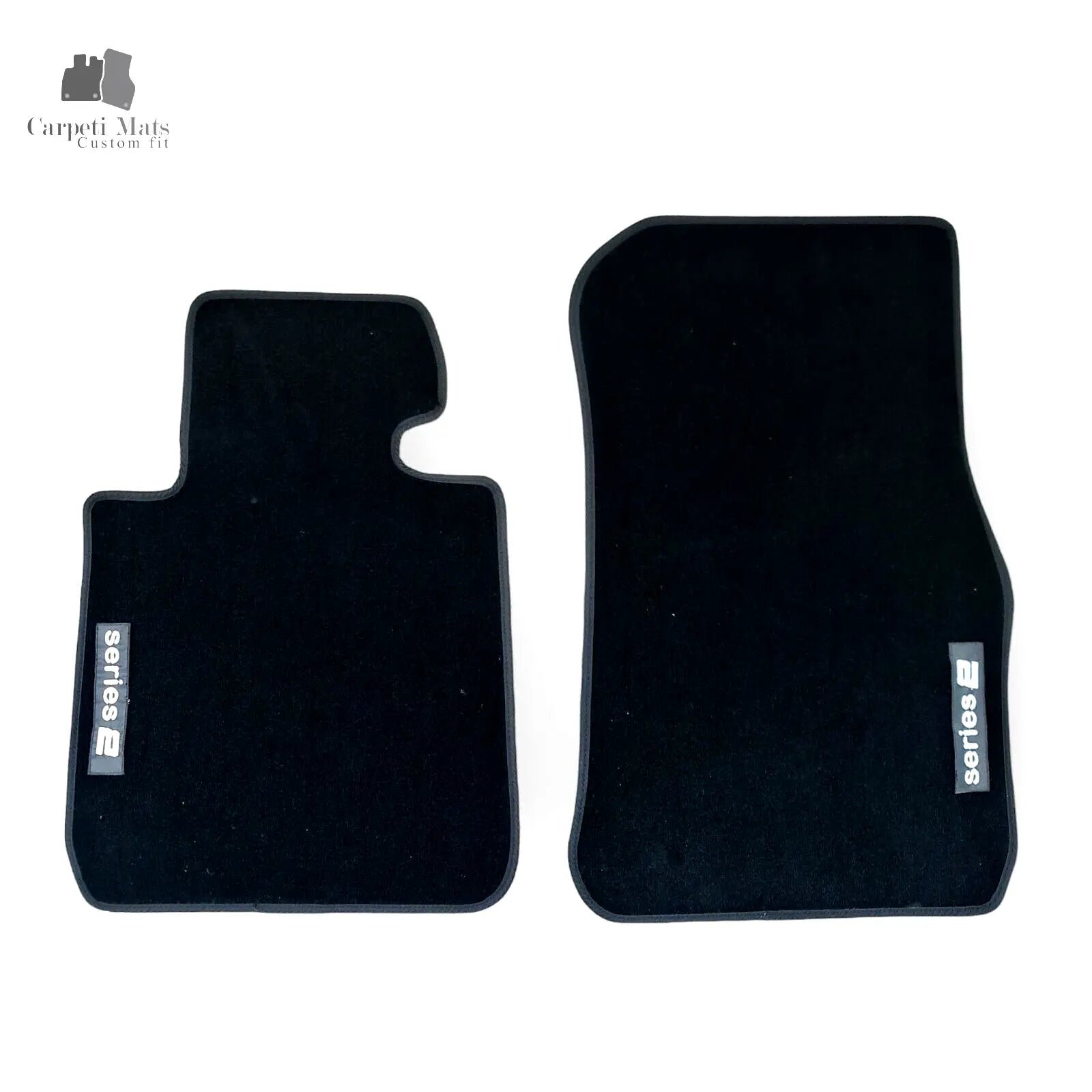 Front Car Floor Mats For BMW 2 F22 Coupe Waterproof Velour Carpet Liners 2pc New
