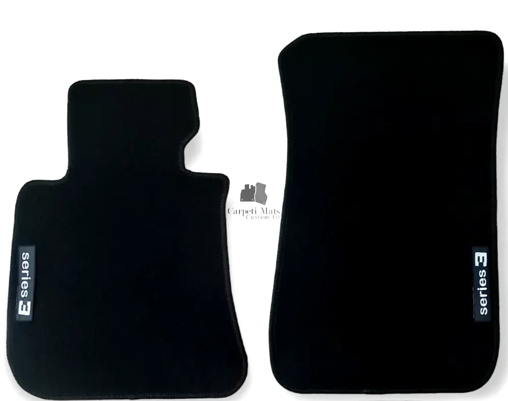 Front Car Floor Mats For BMW 3 E92 Velour Waterproof Carpet Auto Liners 2pcs New