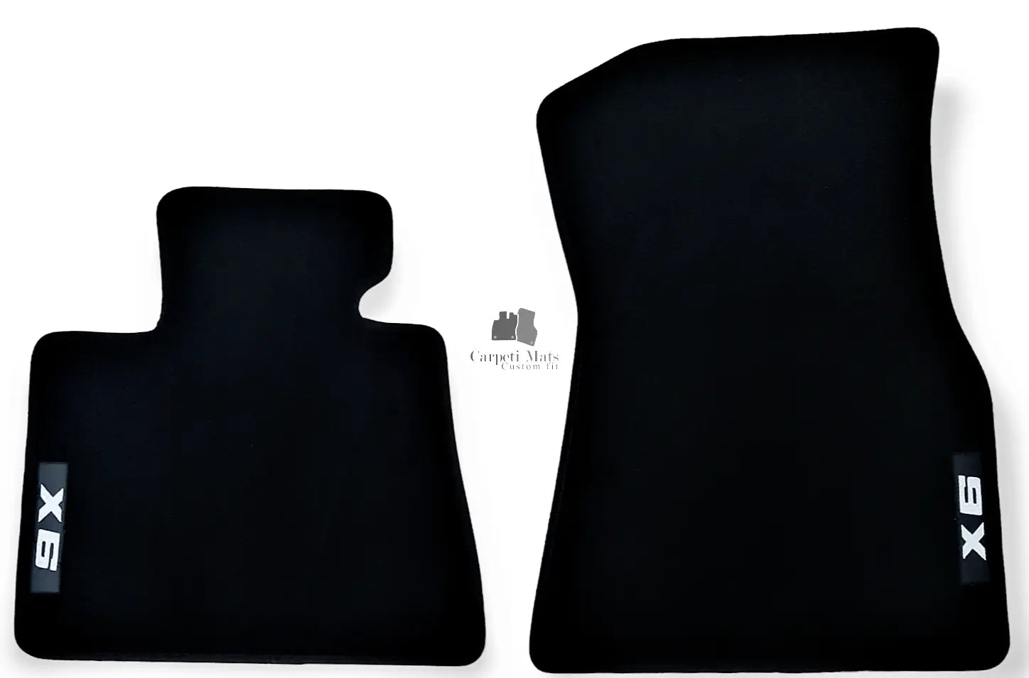Front Car Floor Mats For BMW X6 Velour Waterproof Carpet Rugs Auto Liners New 2p