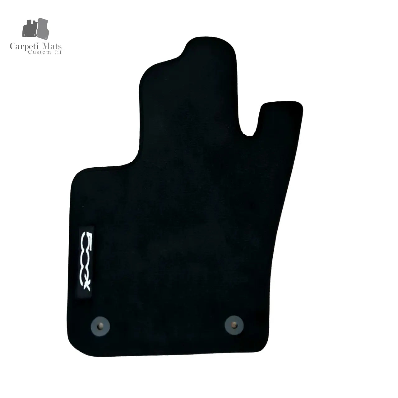 Front Car Floor Mats For Fiat 500x Velour Waterproof Carpet Rugs Auto Liners 2pc