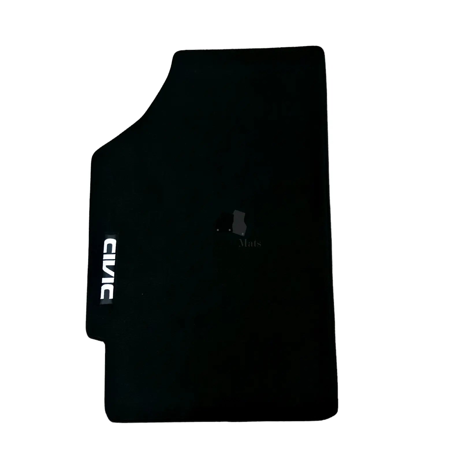 Front Car Floor Mats For Honda Civic 3-Door Waterproof Velour Carpet Liners 2pcs