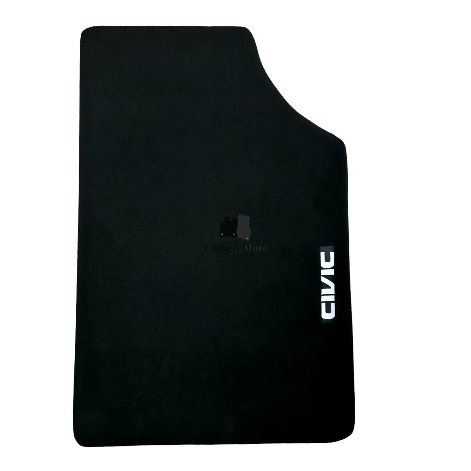 Front Car Floor Mats For Honda Civic 3-Door Waterproof Velour Carpet Liners 2pcs