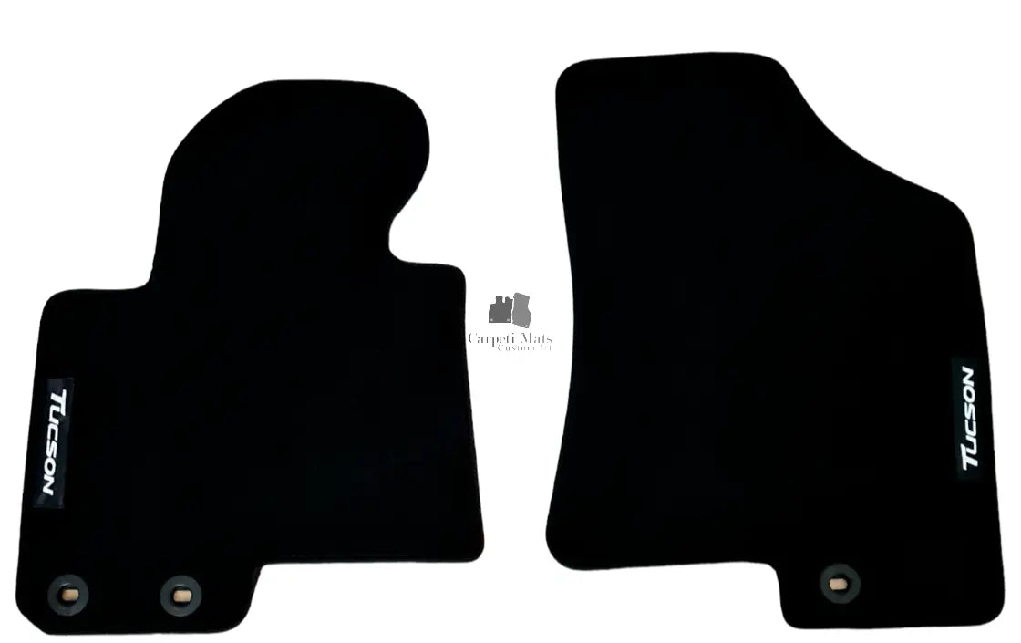 Front Car Floor Mats For Hyundai Tucson Velour Waterproof Carpet Auto Liners 2pc