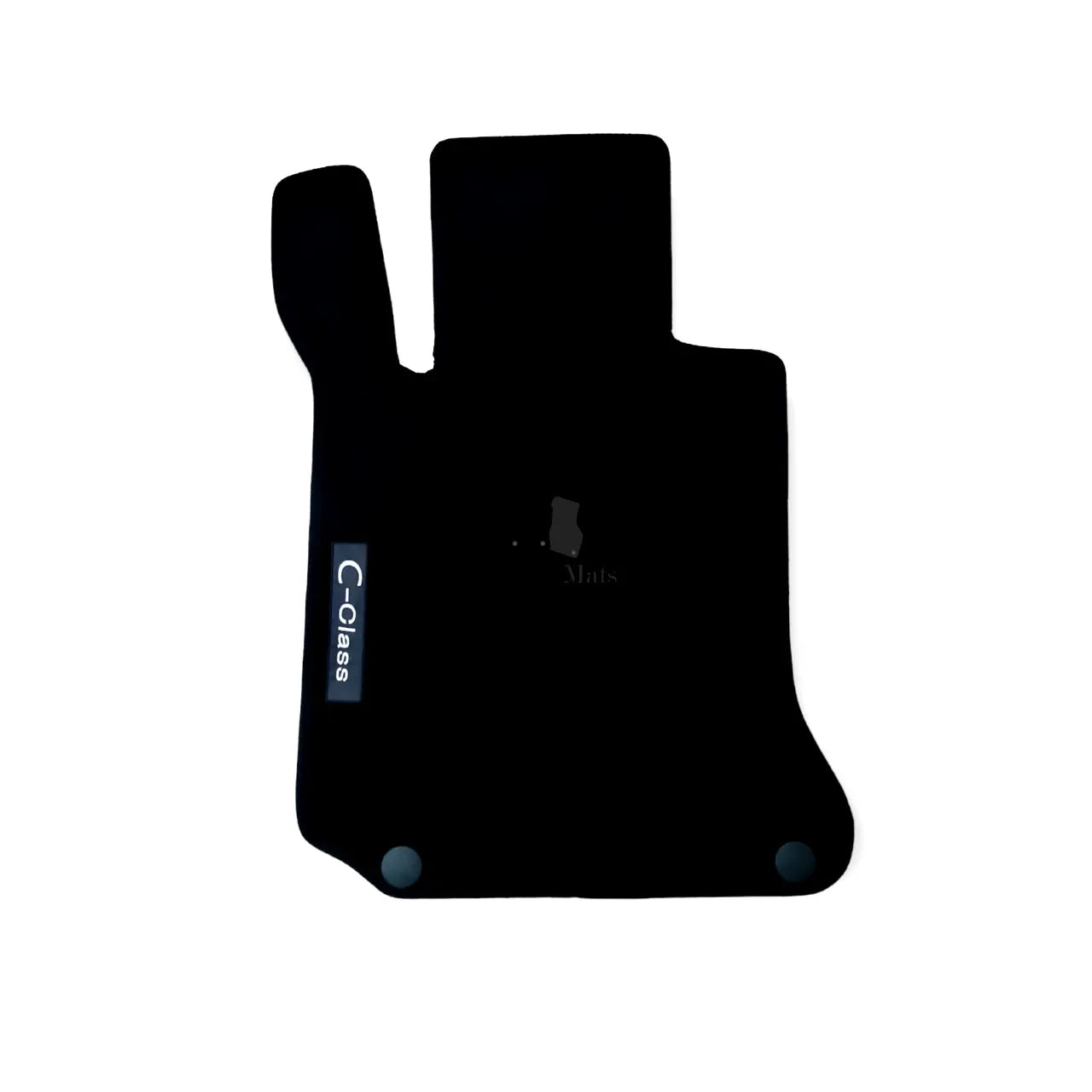 Front Car Floor Mats For Mercedes C Class W204 Velour Auto Liners Waterproof 2pc