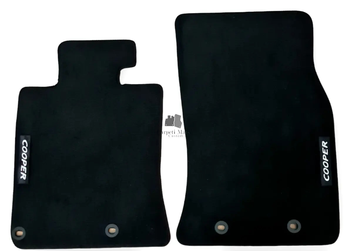 Front Car Floor Mats For Mini Cooper One R56 Velour Waterproof Carpet Liners 2pc