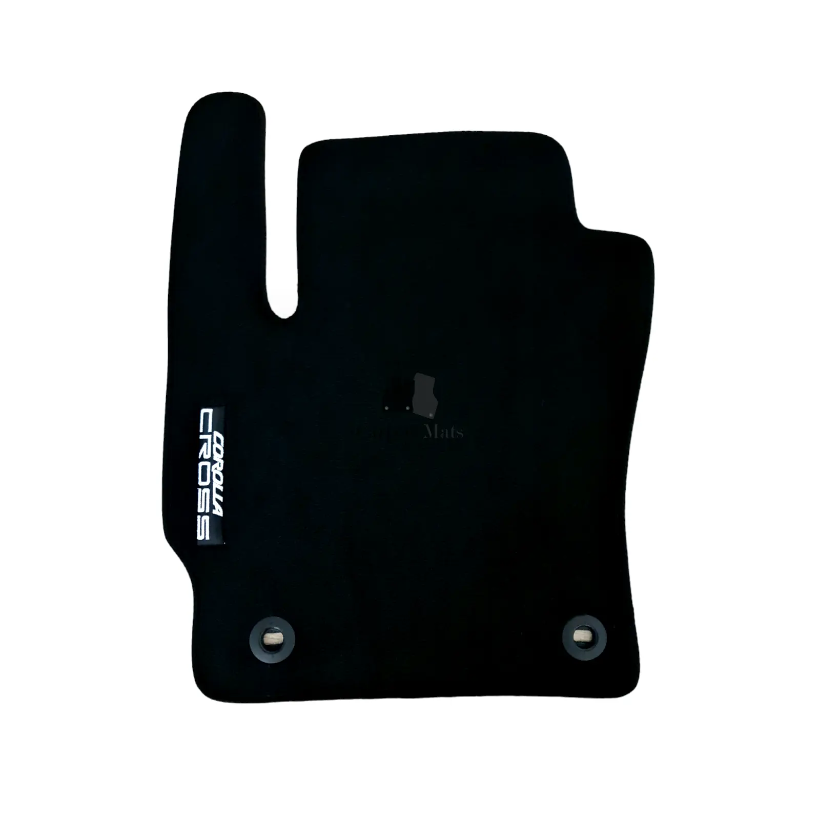 Front Car Floor Mats For Toyota Corolla CROSS Velour Waterproof Black Carpet 2pc