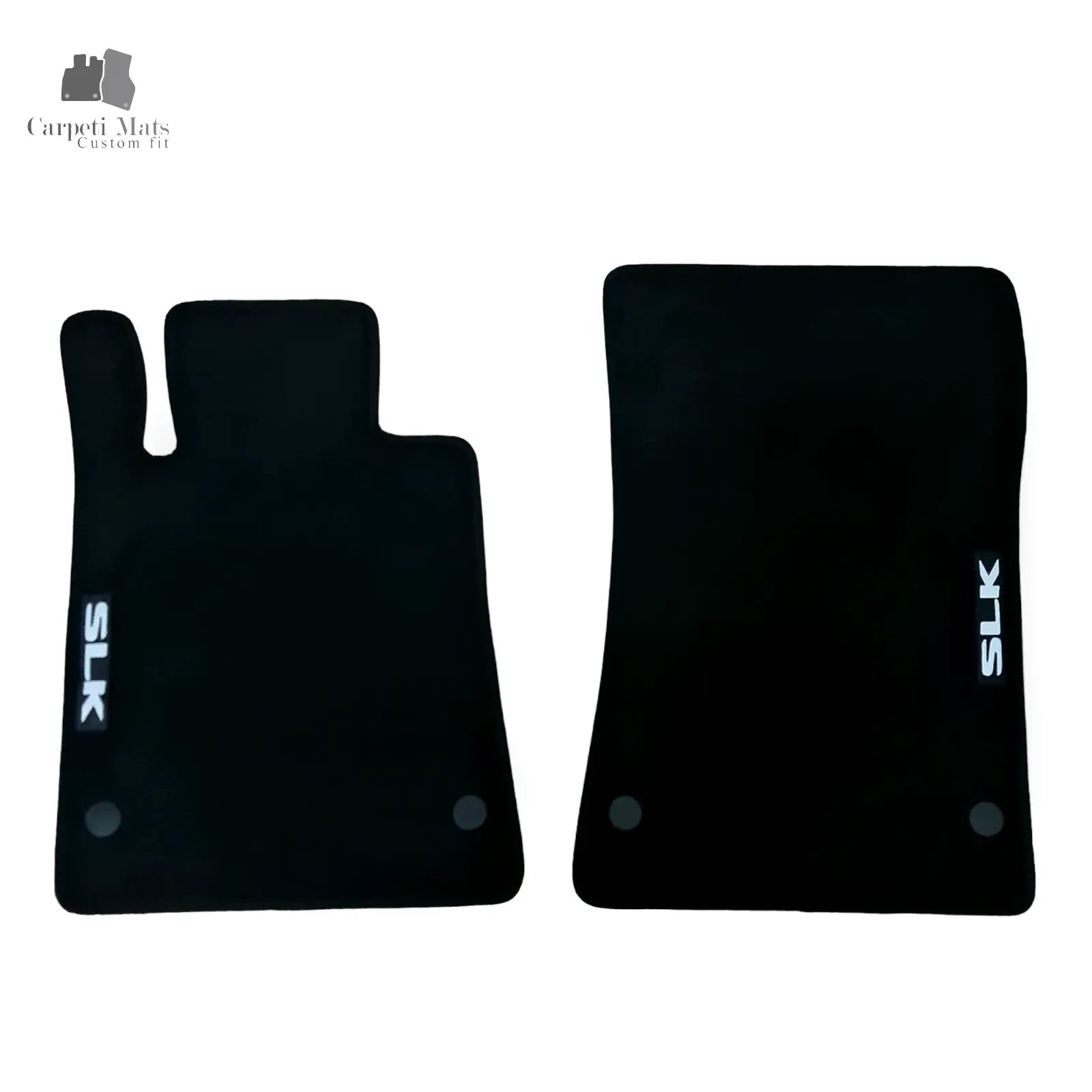Front Car Floor Mats Velour For AMG Mercedes SLK R172 Waterproof Auto Liners 2pc
