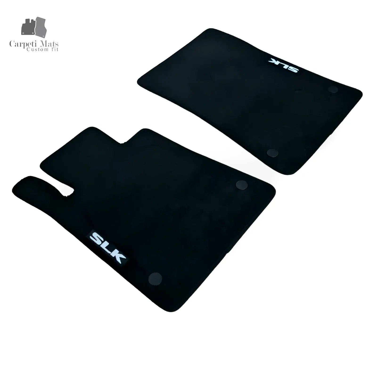 Front Car Floor Mats Velour For AMG Mercedes SLK R172 Waterproof Auto Liners 2pc