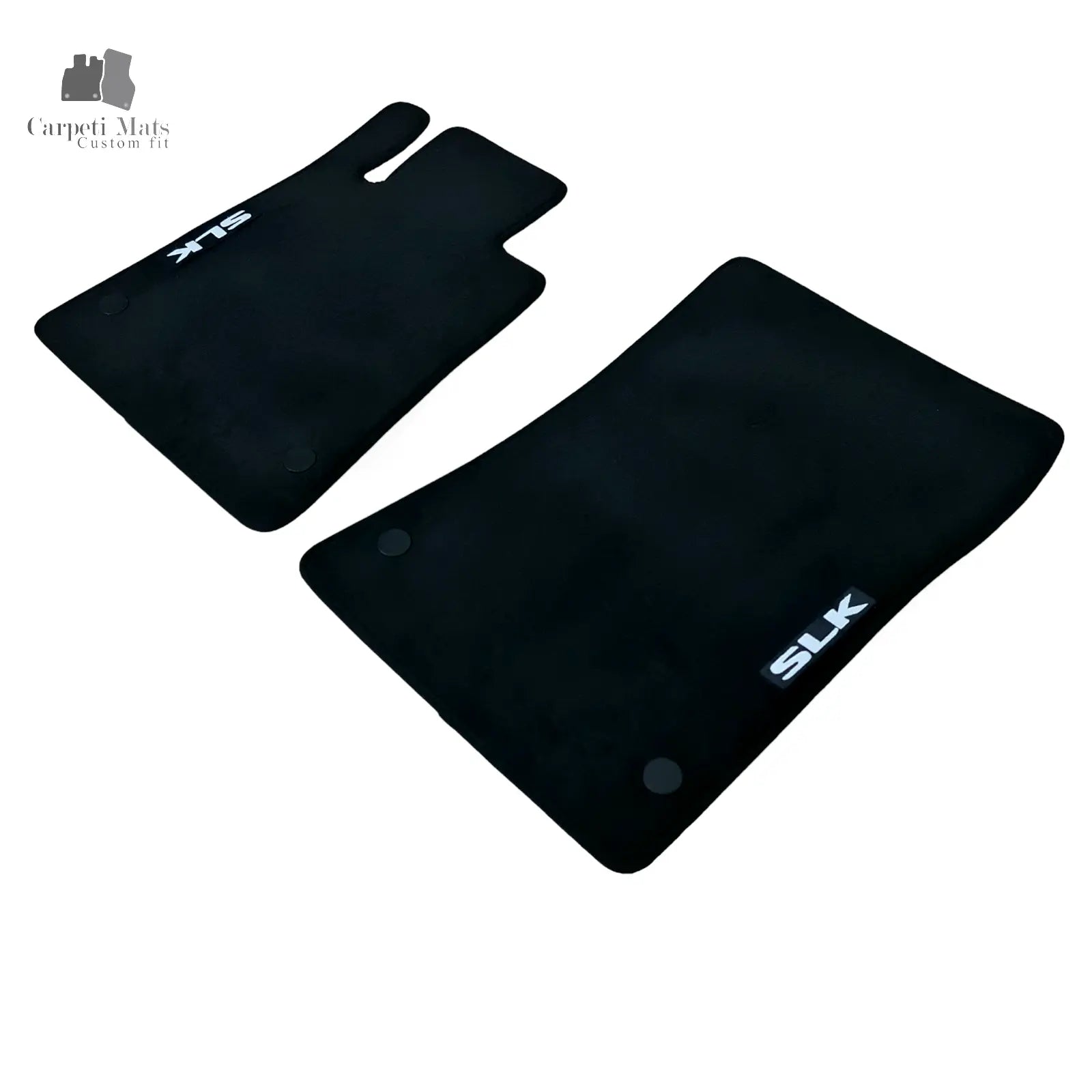 Front Car Floor Mats Velour For AMG Mercedes SLK R172 Waterproof Auto Liners 2pc