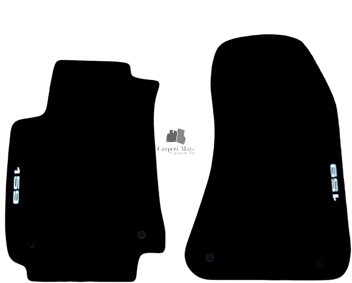 Front Car Floor Mats Velour For Alfa Romeo 159 Waterproof Carpet Auto Liners 2pc