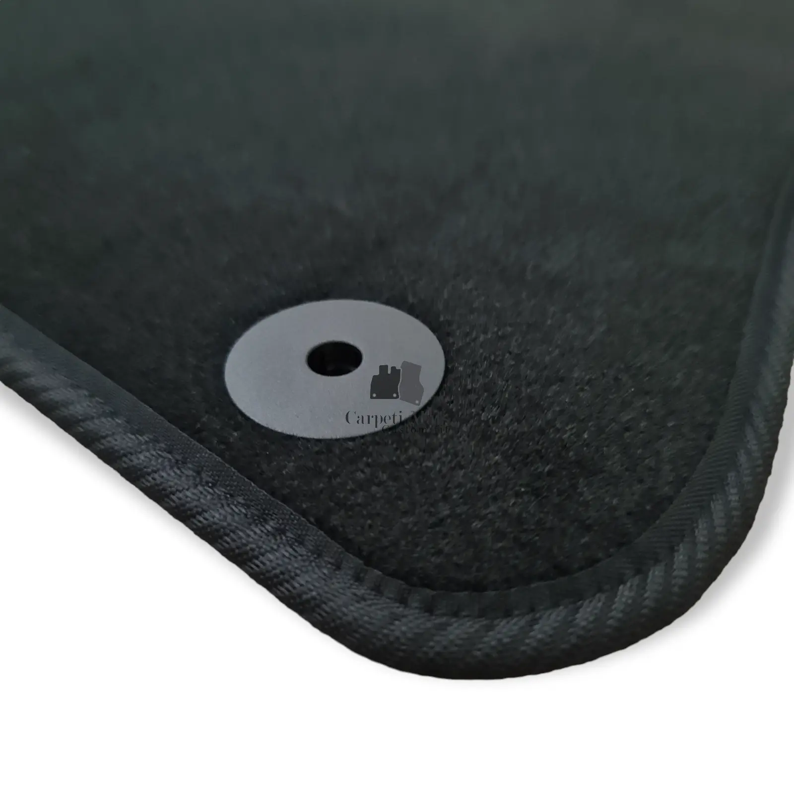 Front Car Floor Mats Velour For Audi A3 Waterproof Black Carpet Auto Liners 2pcs