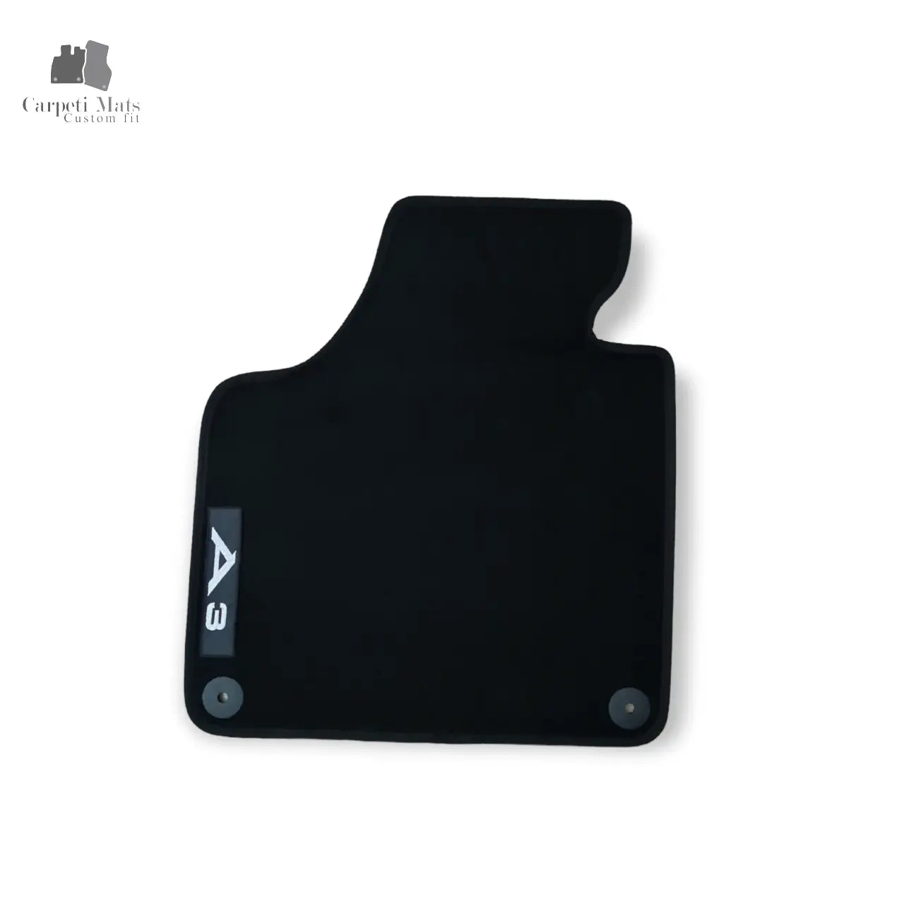 Front Car Floor Mats Velour For Audi A3 Waterproof Carpet Liners All Season 2pcs