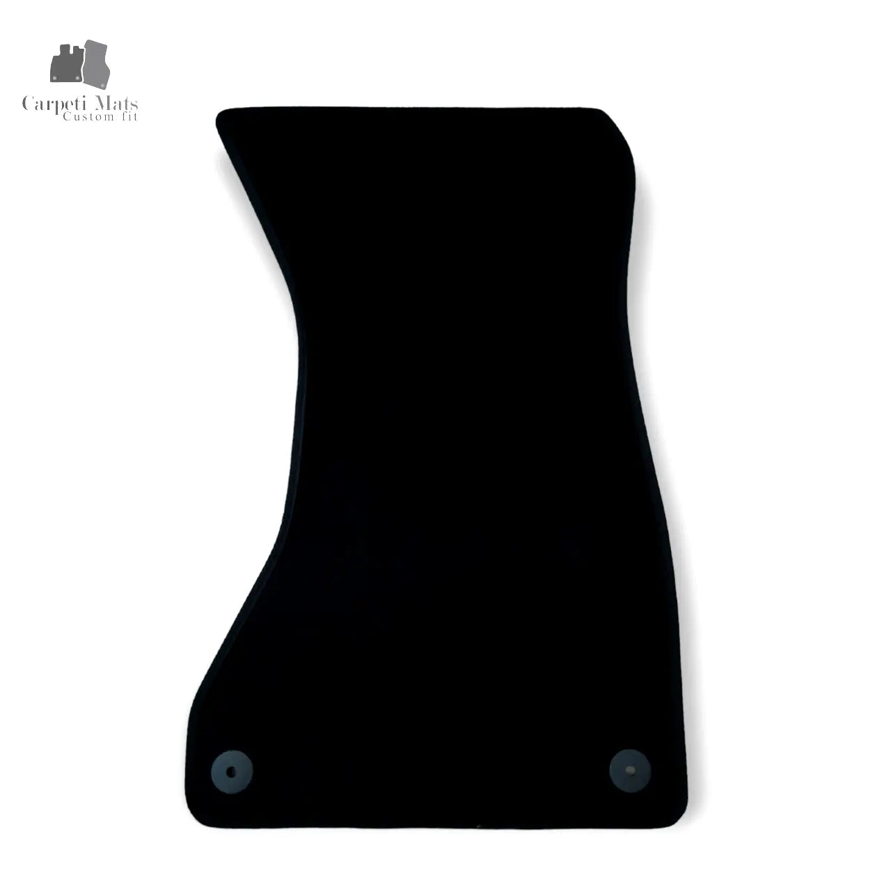 Front Car Floor Mats Velour For Audi A4 B9 Waterproof Black Carpet Liners 2pcs
