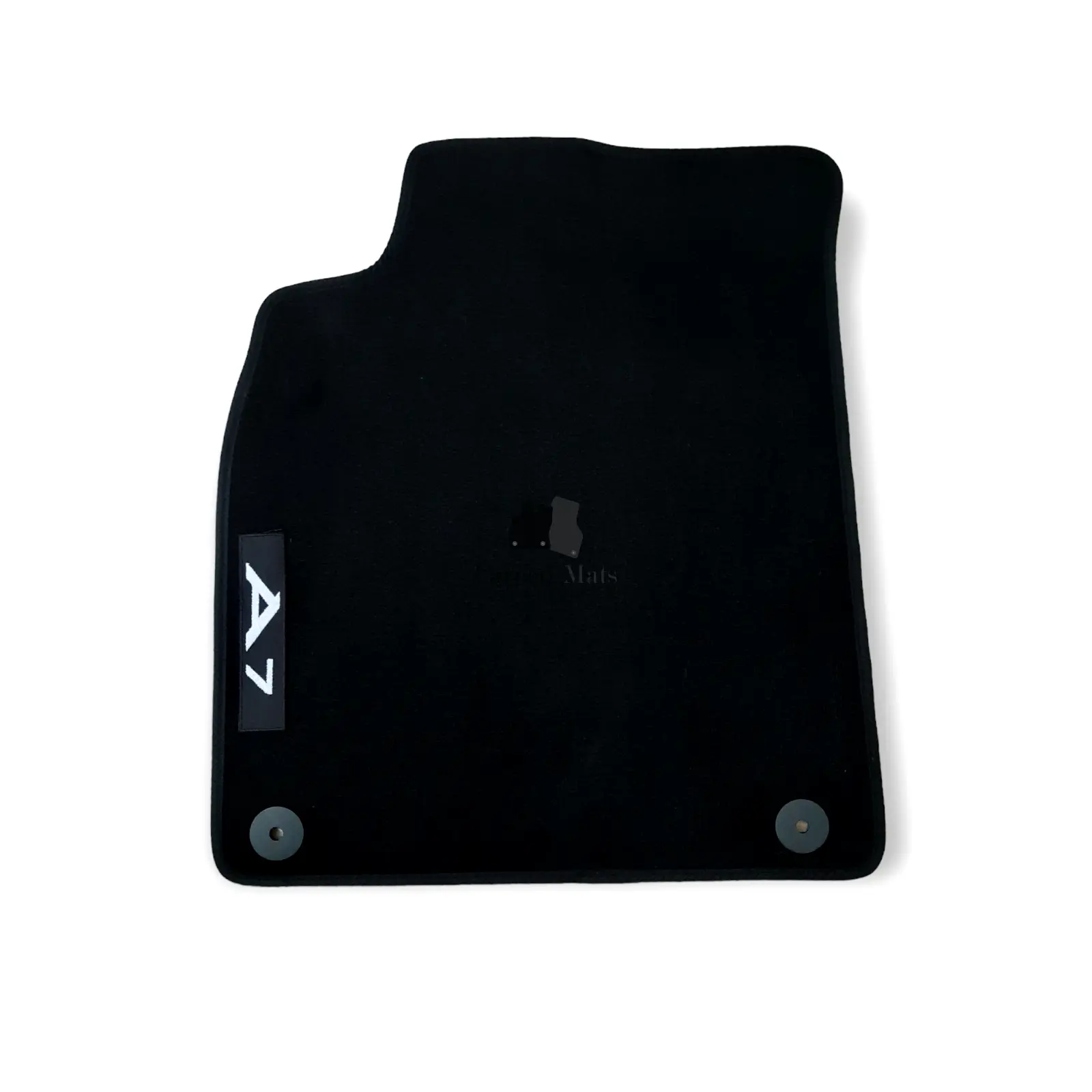 Front Car Floor Mats Velour For Audi A7 Waterproof Black Carpet Auto Liners 2pcs