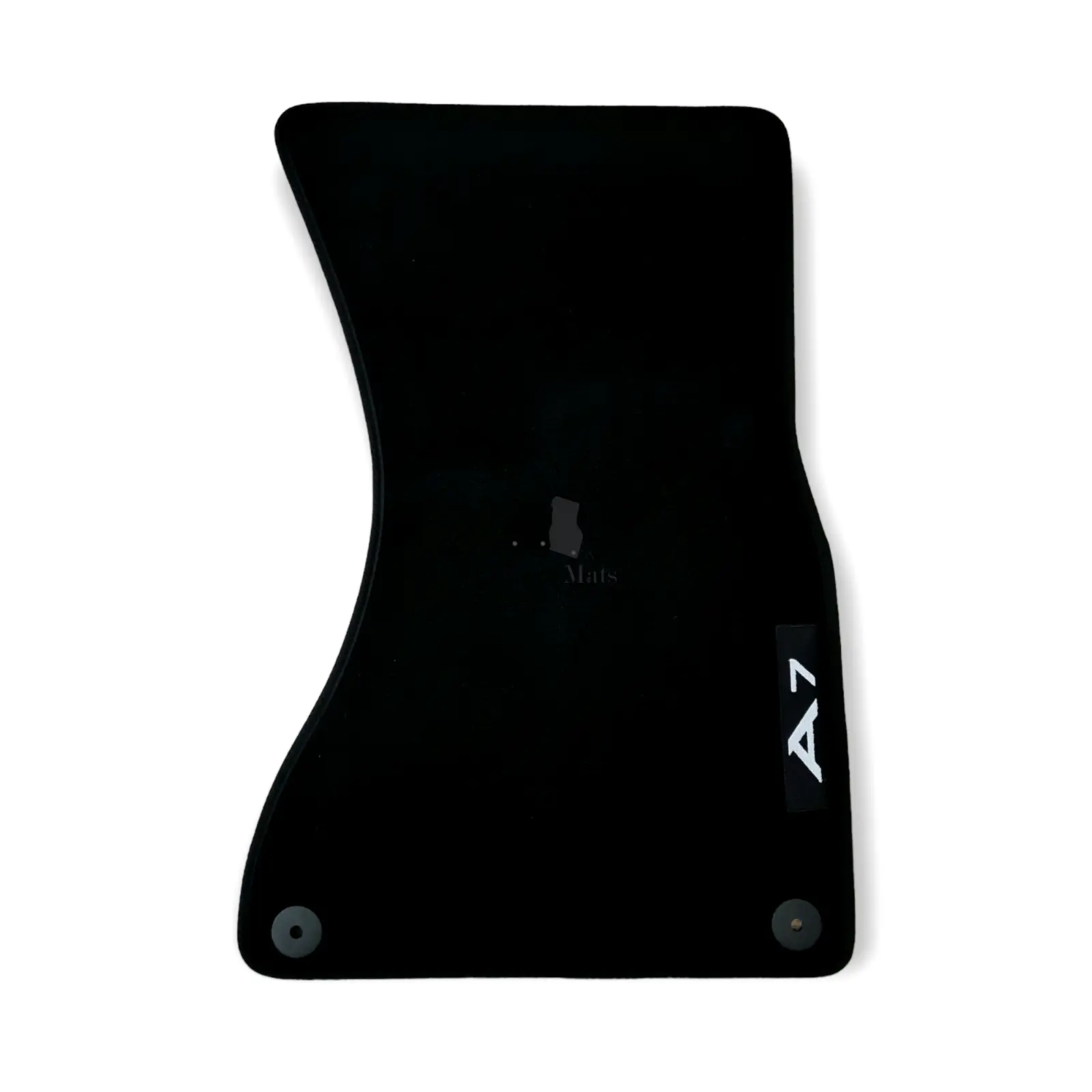 Front Car Floor Mats Velour For Audi A7 Waterproof Black Carpet Auto Liners 2pcs