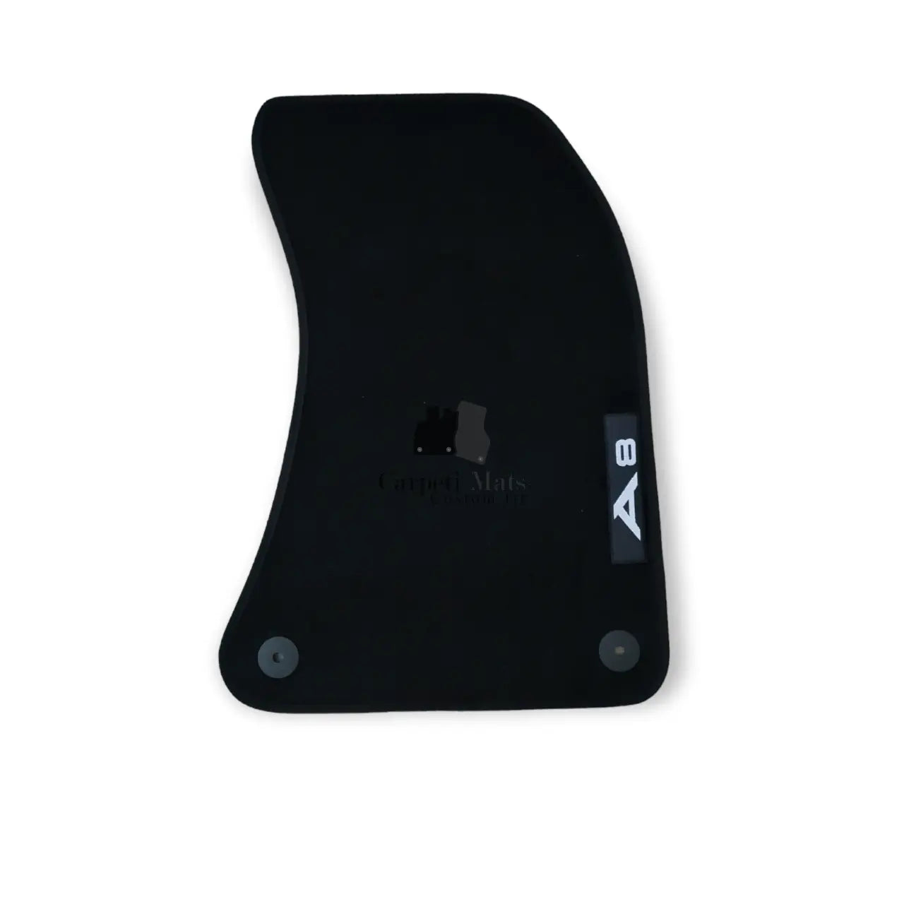 Front Car Floor Mats Velour For Audi A8 Waterproof Black Carpet Auto Liners 2pcs