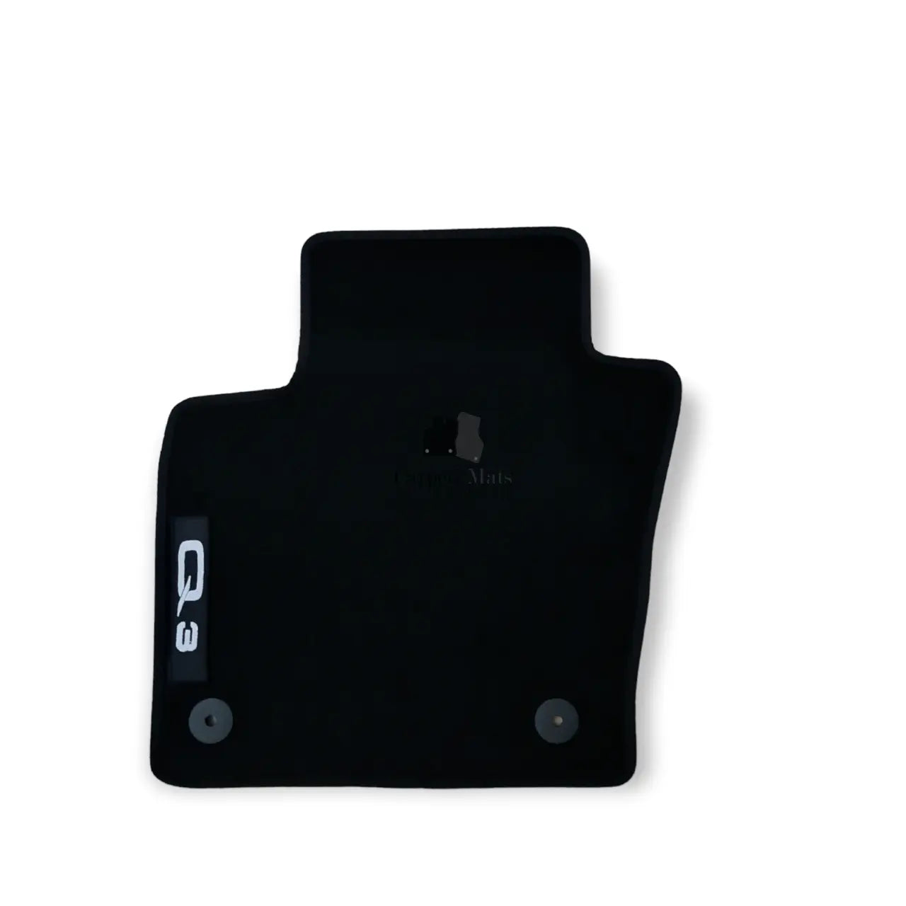 Front Car Floor Mats Velour For Audi Q3 Waterproof Black Carpet Auto Liners 2pcs