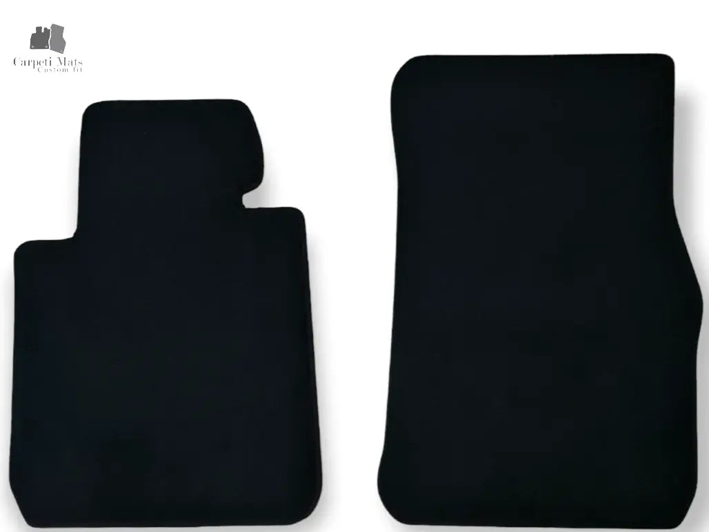 Front Car Floor Mats Velour For BMW 1 F20 Waterproof Black Carpet Auto Liners 2p