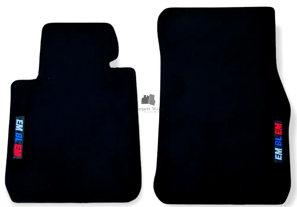 Front Car Floor Mats Velour For BMW 1 M1 F20 Waterproof Carpet Auto Liners 2pcs