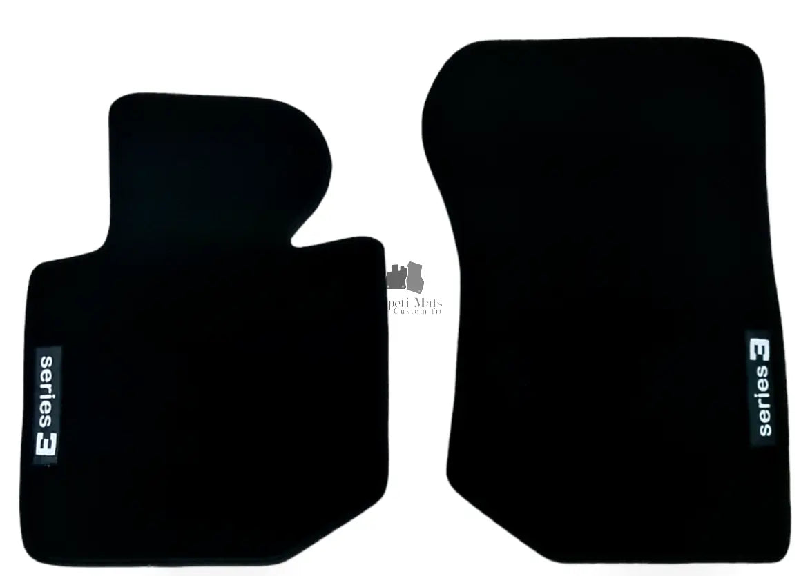 Front Car Floor Mats Velour For BMW 3 M3 E36 Waterproof Carpet Auto Liners 2pcs