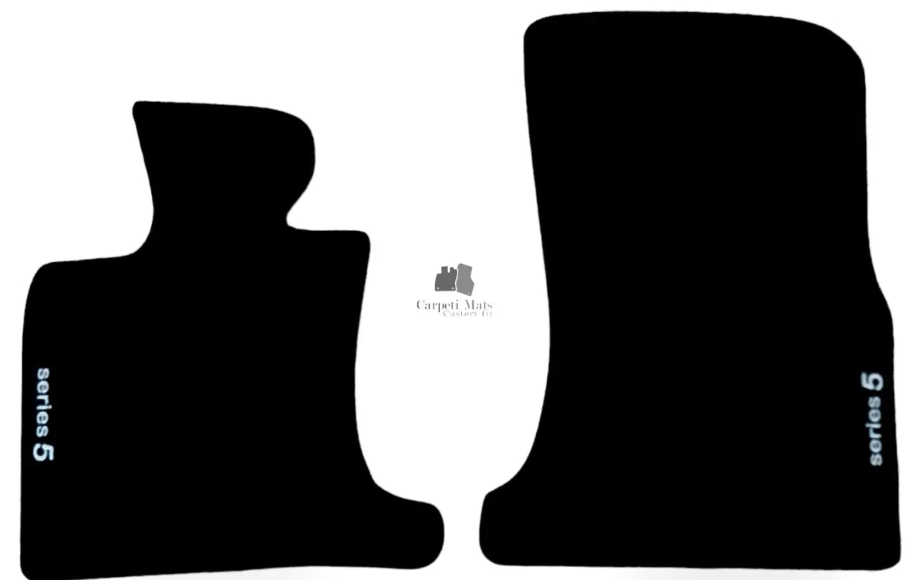 Front Car Floor Mats Velour For BMW 5 GT F07 Waterproof Carpet Auto Liners 2pcs