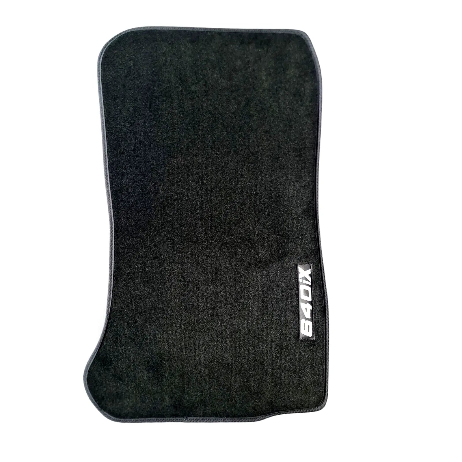 Front Car Floor Mats Velour For BMW 6 640iX F06 Waterproof Carpet Rugs Liners 2p