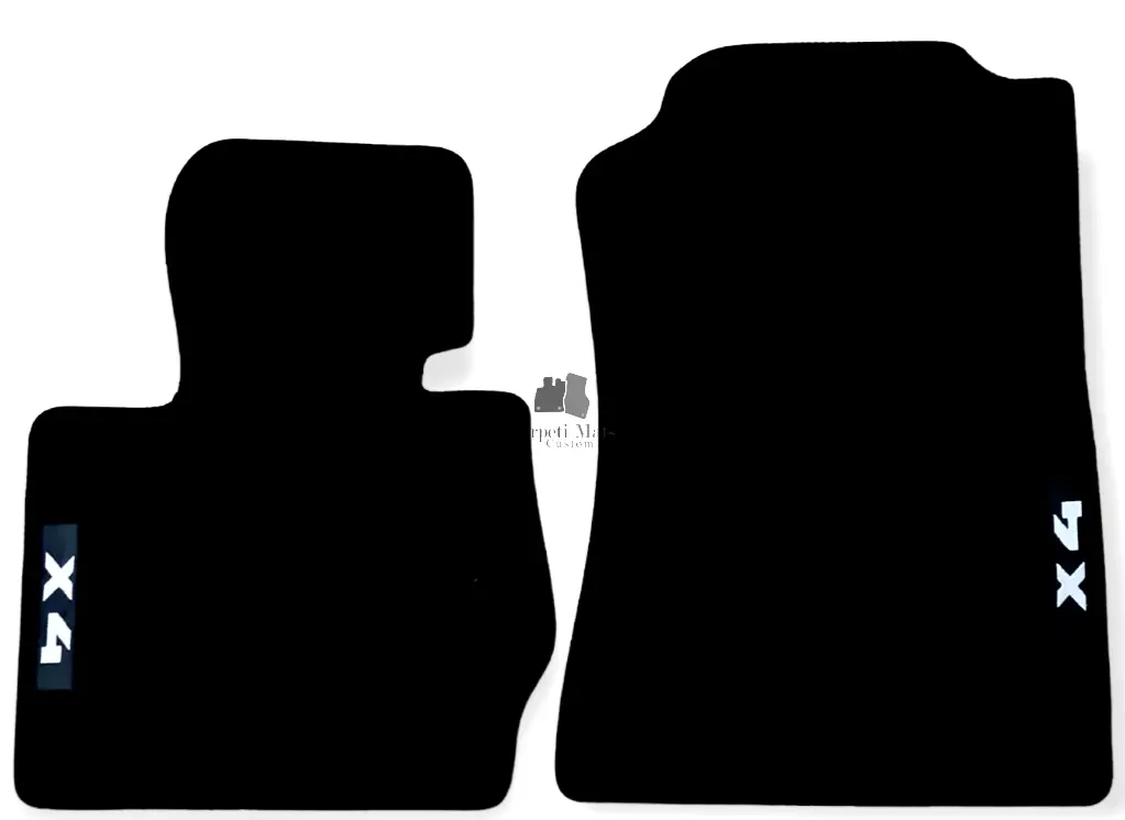 Front Car Floor Mats Velour For BMW X4 F26 Waterproof Carpet Auto Liners 2pcs