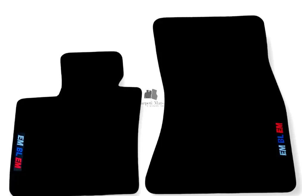 Front Car Floor Mats Velour For BMW X5M F15 Waterproof Carpet Auto Liners New 2p