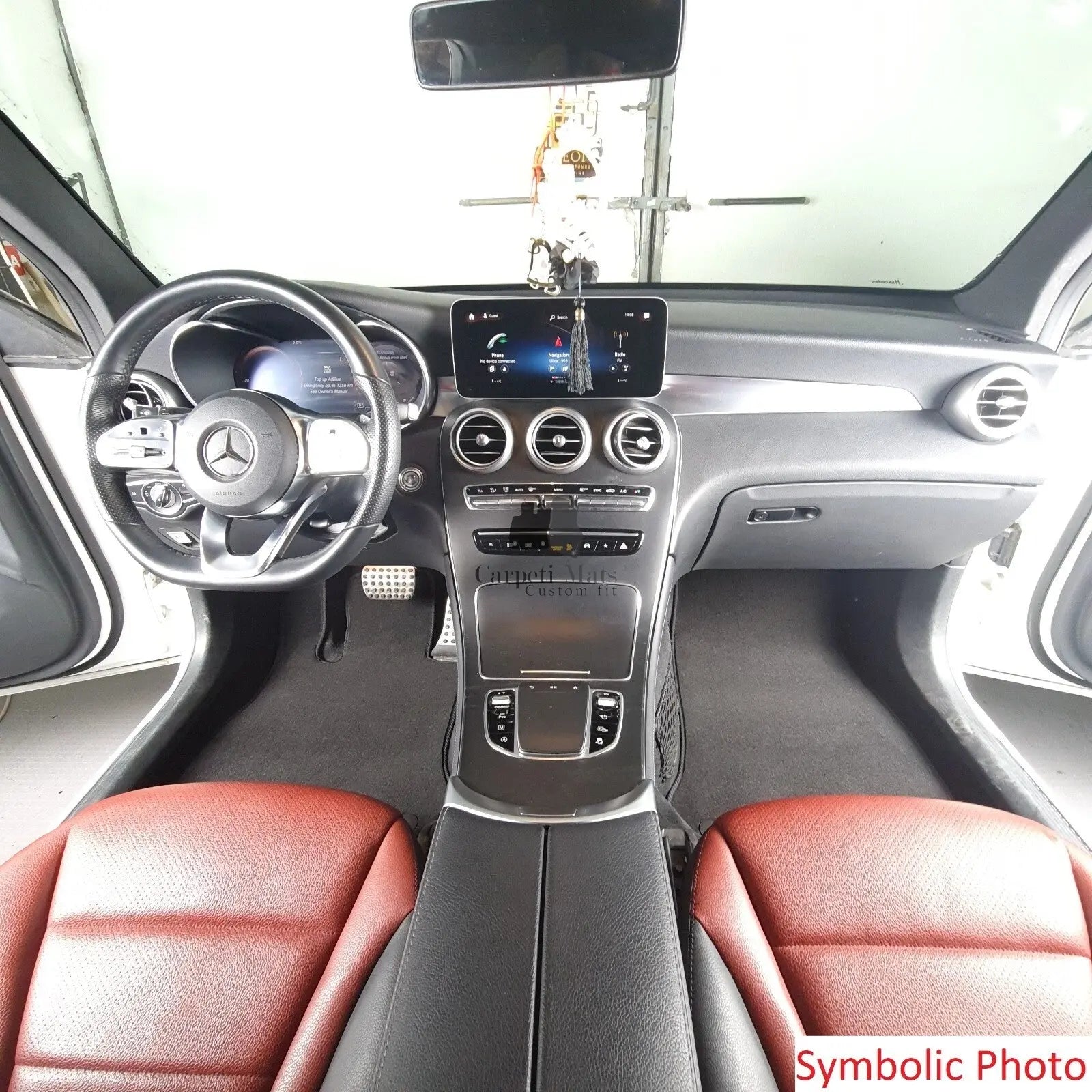 Front Car Floor Mats Velour For Chevrolet Captiva Auto Liners Waterproof Carpet