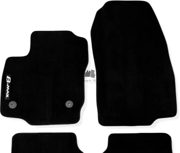 Front Car Floor Mats Velour For Ford B-Max Waterproof Carpet Rugs Auto Liners 2p