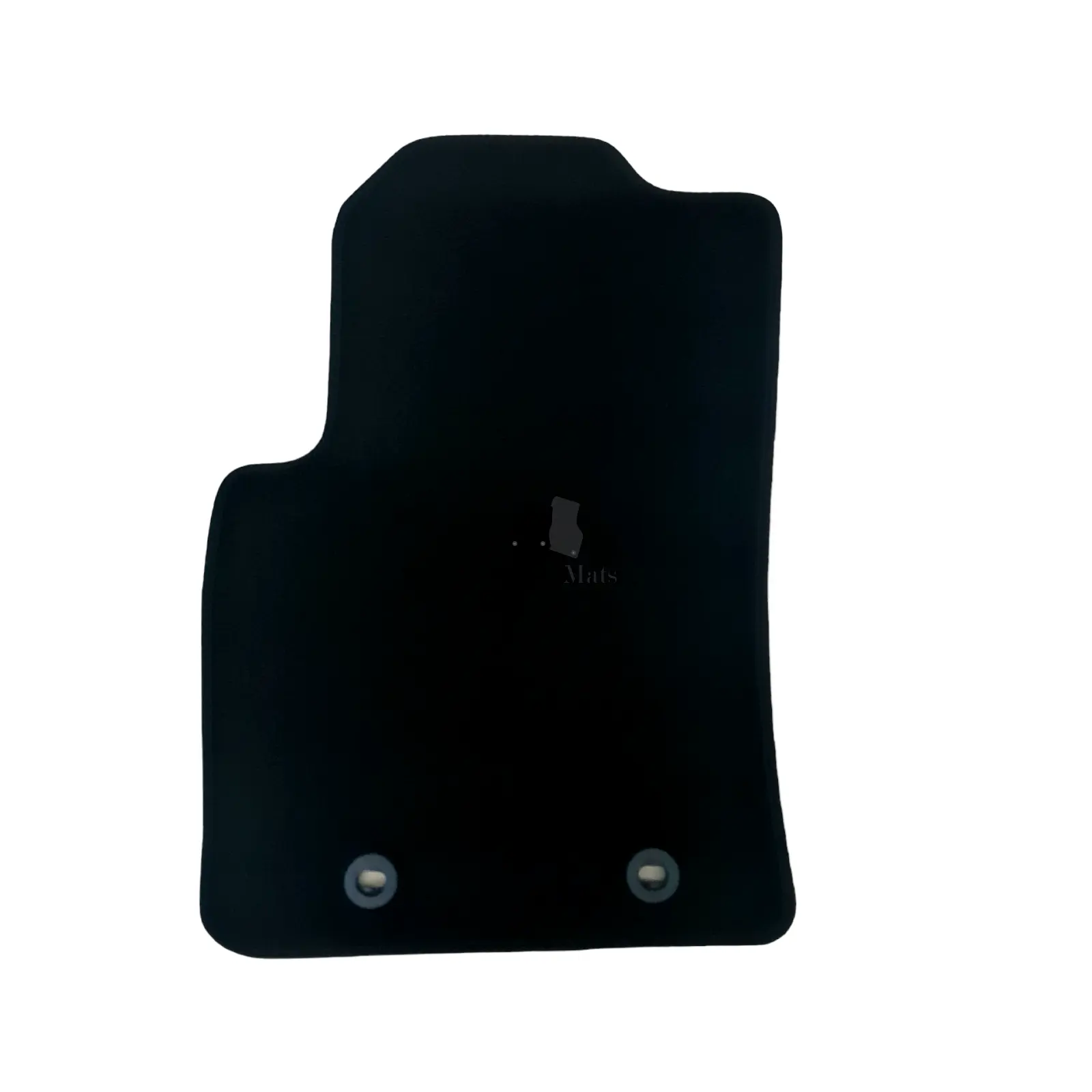 Front Car Floor Mats Velour For Ford Fiesta Waterproof Black Carpet Liners 2pcs