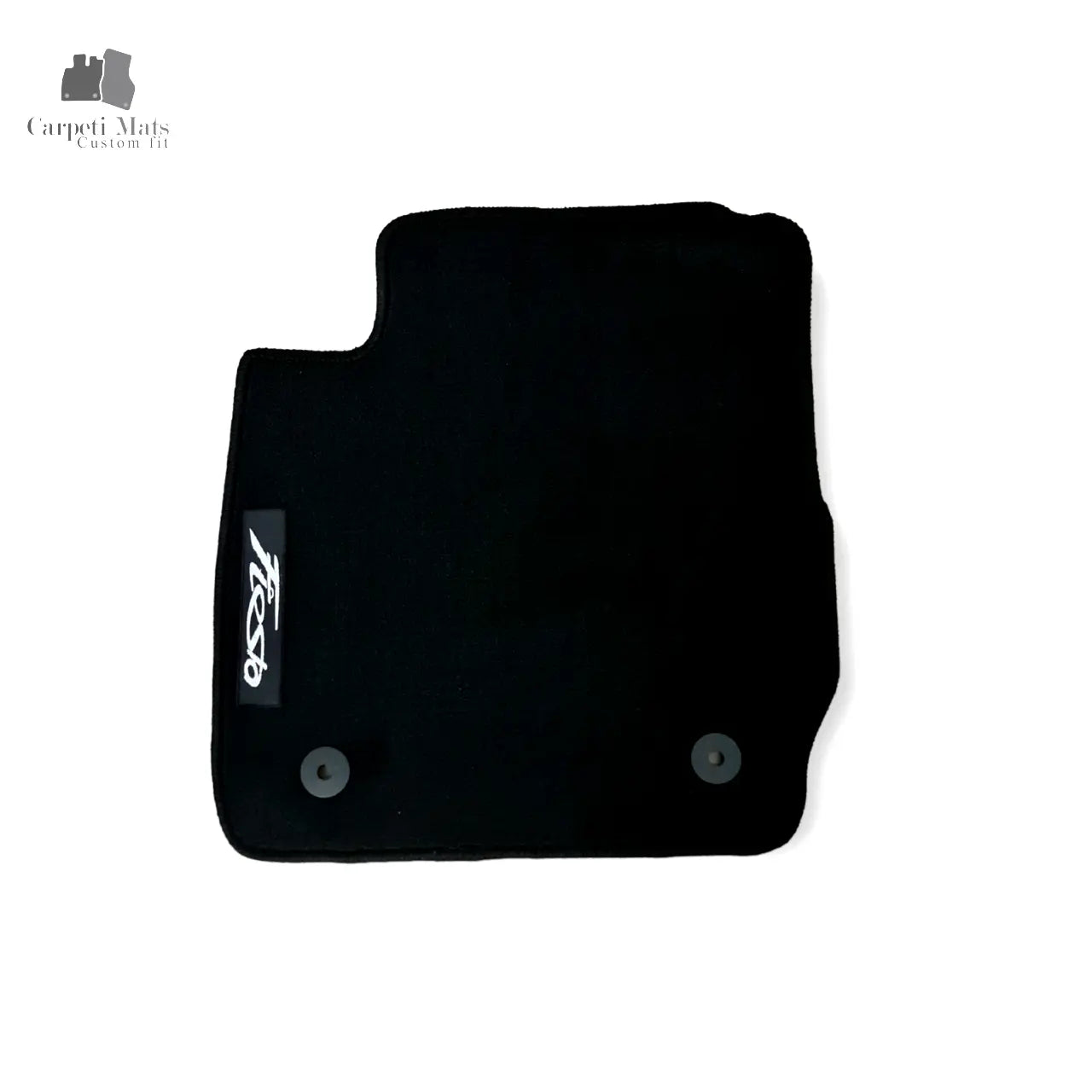 Front Car Floor Mats Velour For Ford Fiesta Waterproof Carpet Auto Liners 2pcs