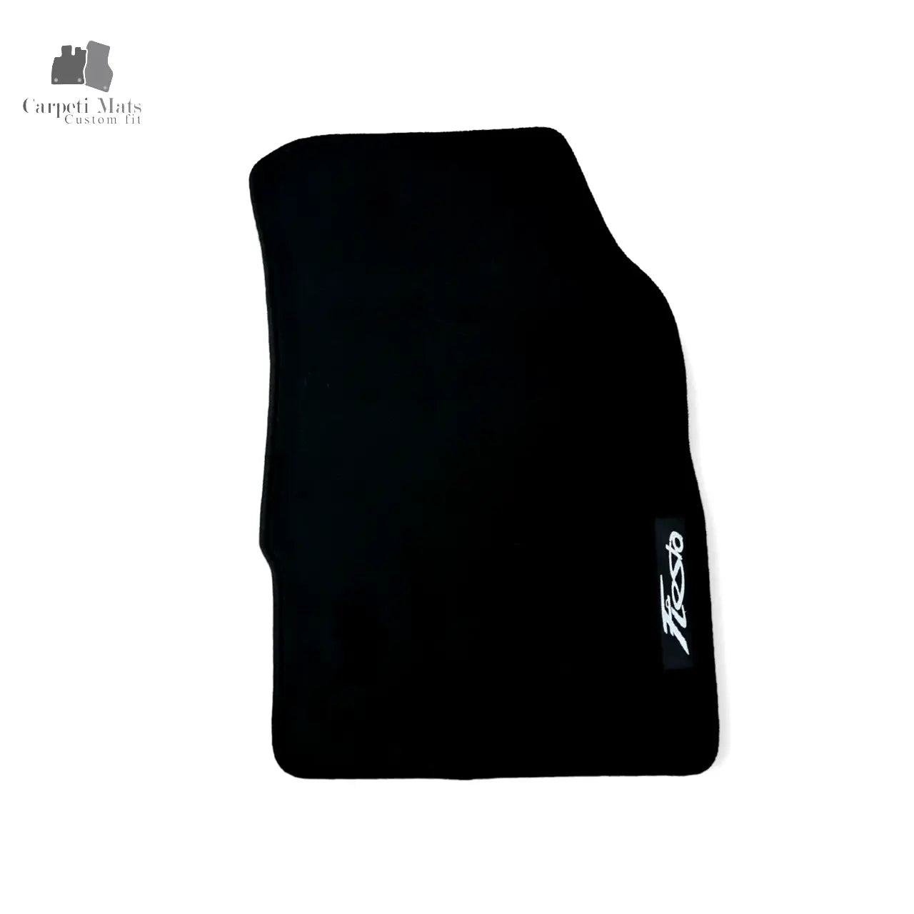 Front Car Floor Mats Velour For Ford Fiesta Waterproof Carpet Auto Liners 2pcs