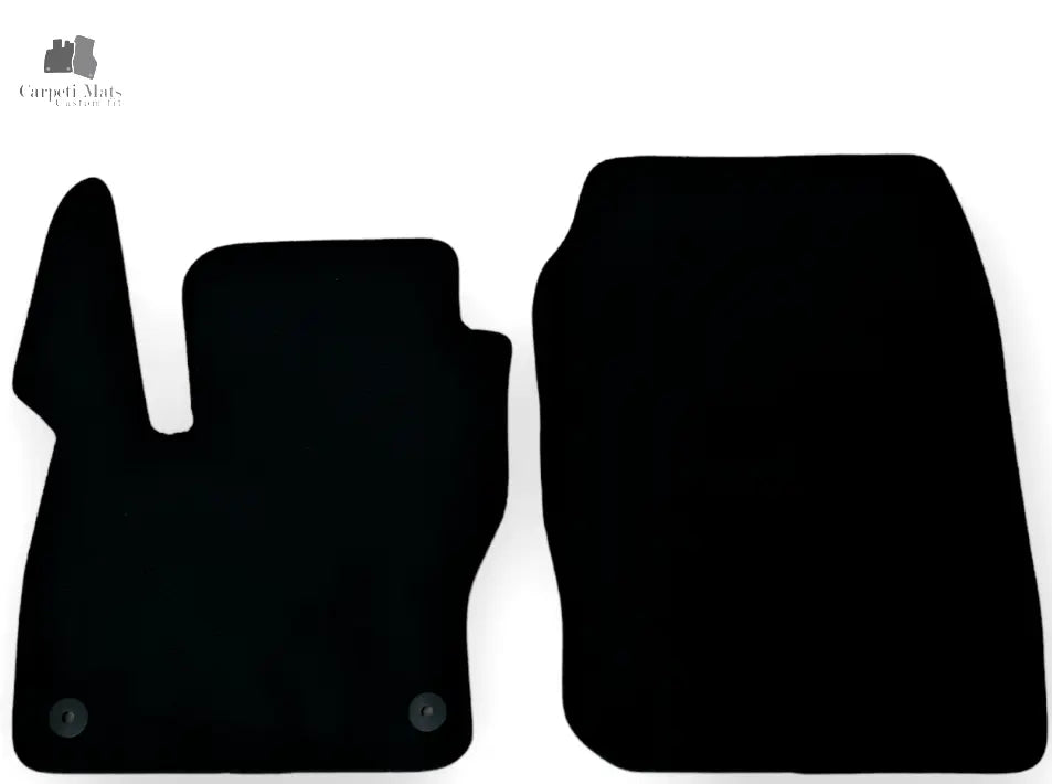 Front Car Floor Mats Velour For Ford Focus Waterproof Black Carpet Liners 2pcs