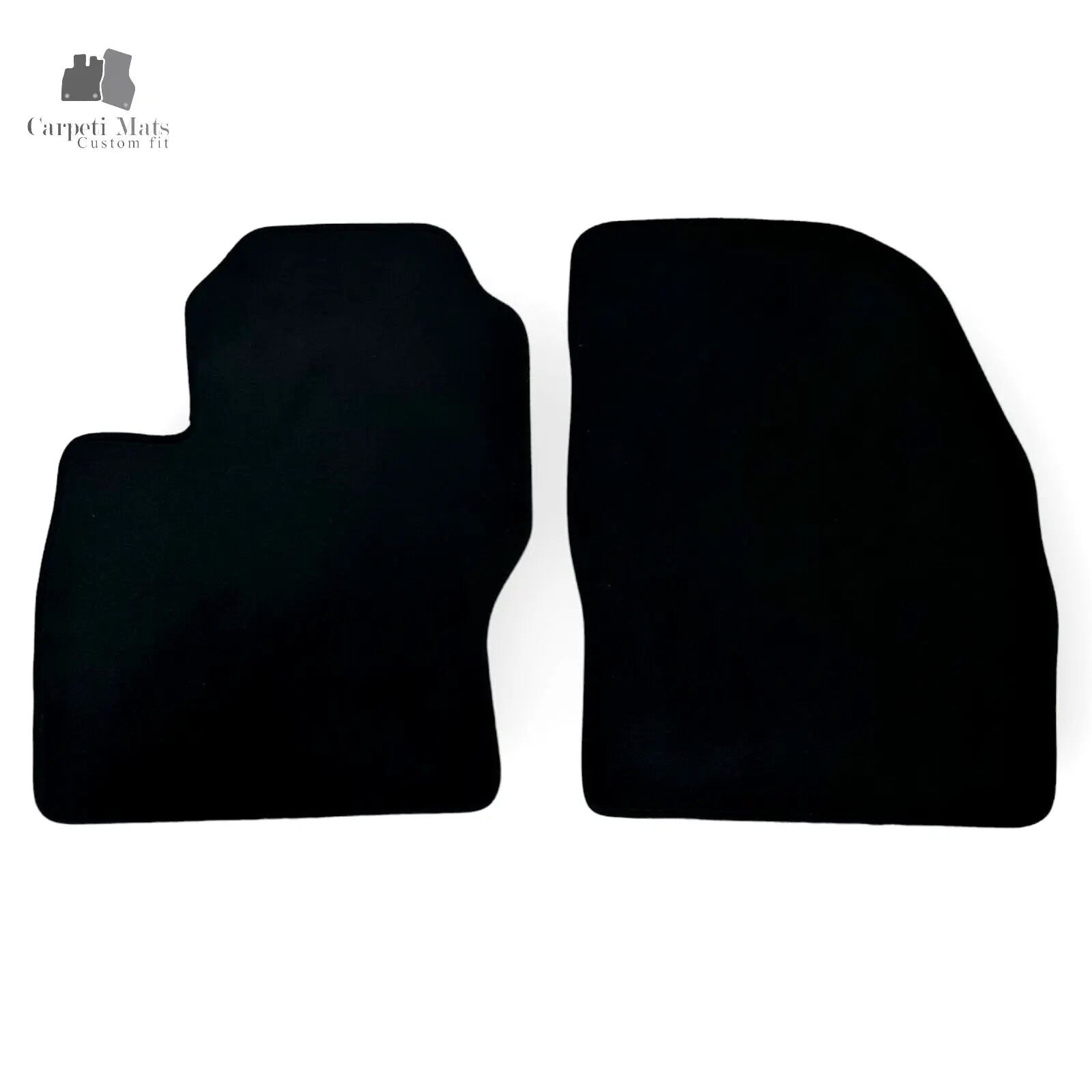 Front Car Floor Mats Velour For Ford Focus Waterproof Black Carpet Liners 2pcs