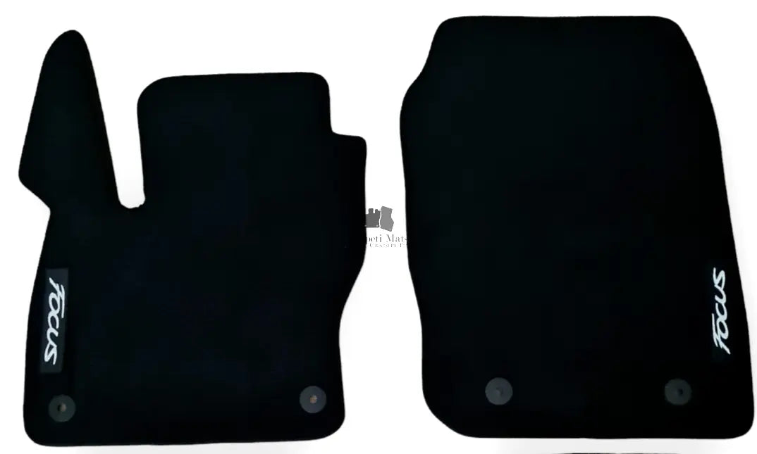 Front Car Floor Mats Velour For Ford Focus Waterproof Carpet Rugs Auto Liners 2p