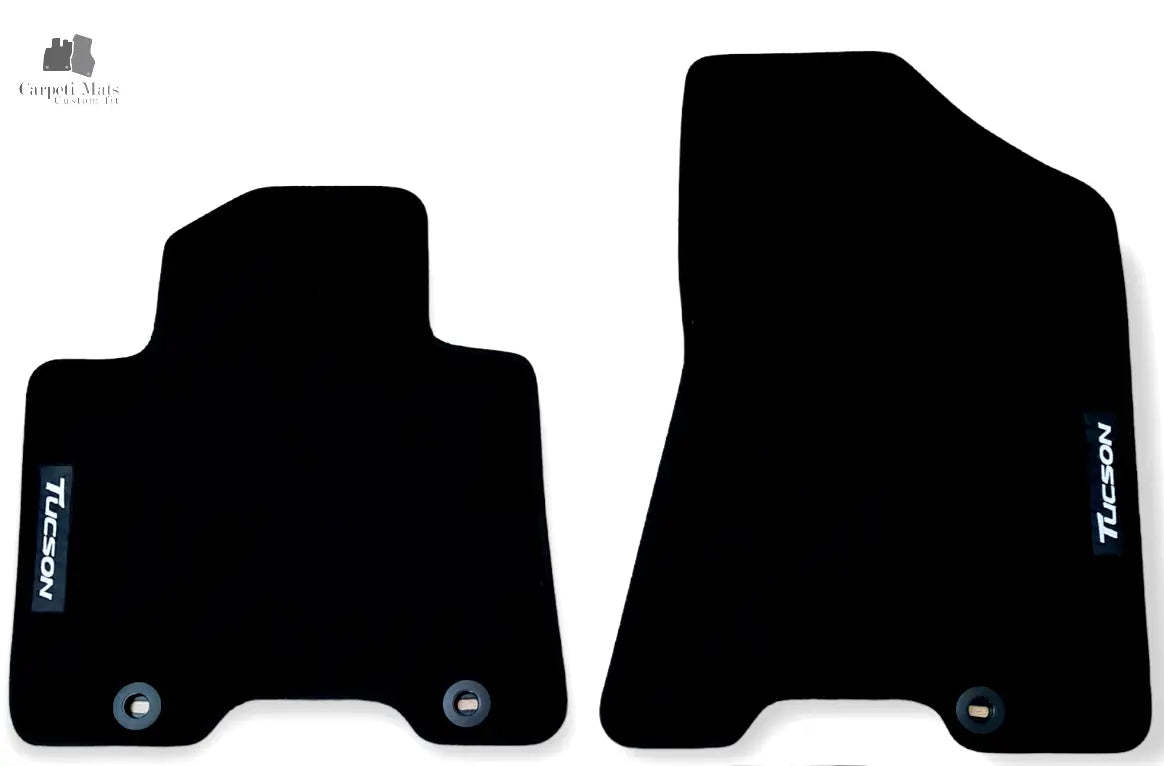 Front Car Floor Mats Velour For Hyundai Tucson Waterproof Carpet Auto Liners 2pc