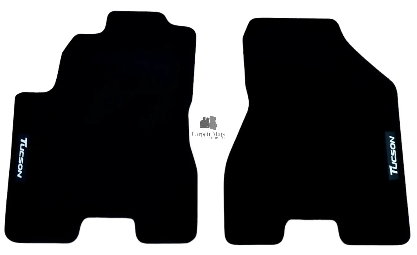 Front Car Floor Mats Velour For Hyundai Tucson Waterproof Carpet Auto Liners 2pc