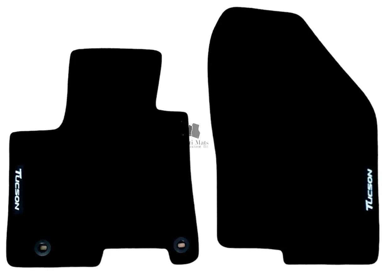 Front Car Floor Mats Velour For Hyundai Tucson Waterproof Carpet Auto Liners 2pc
