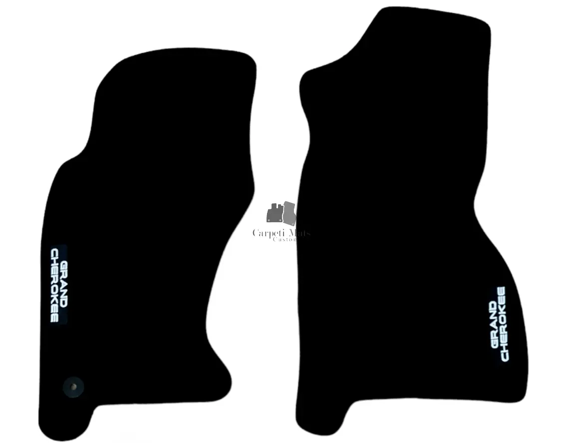Front Car Floor Mats Velour For Jeep Grand Cherokee Waterproof Carpet Liners 2pc