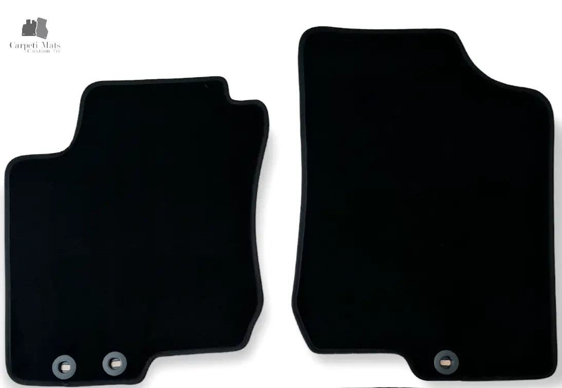 Front Car Floor Mats Velour For Kia Ceed Waterproof Black Carpet Liners New 2pcs