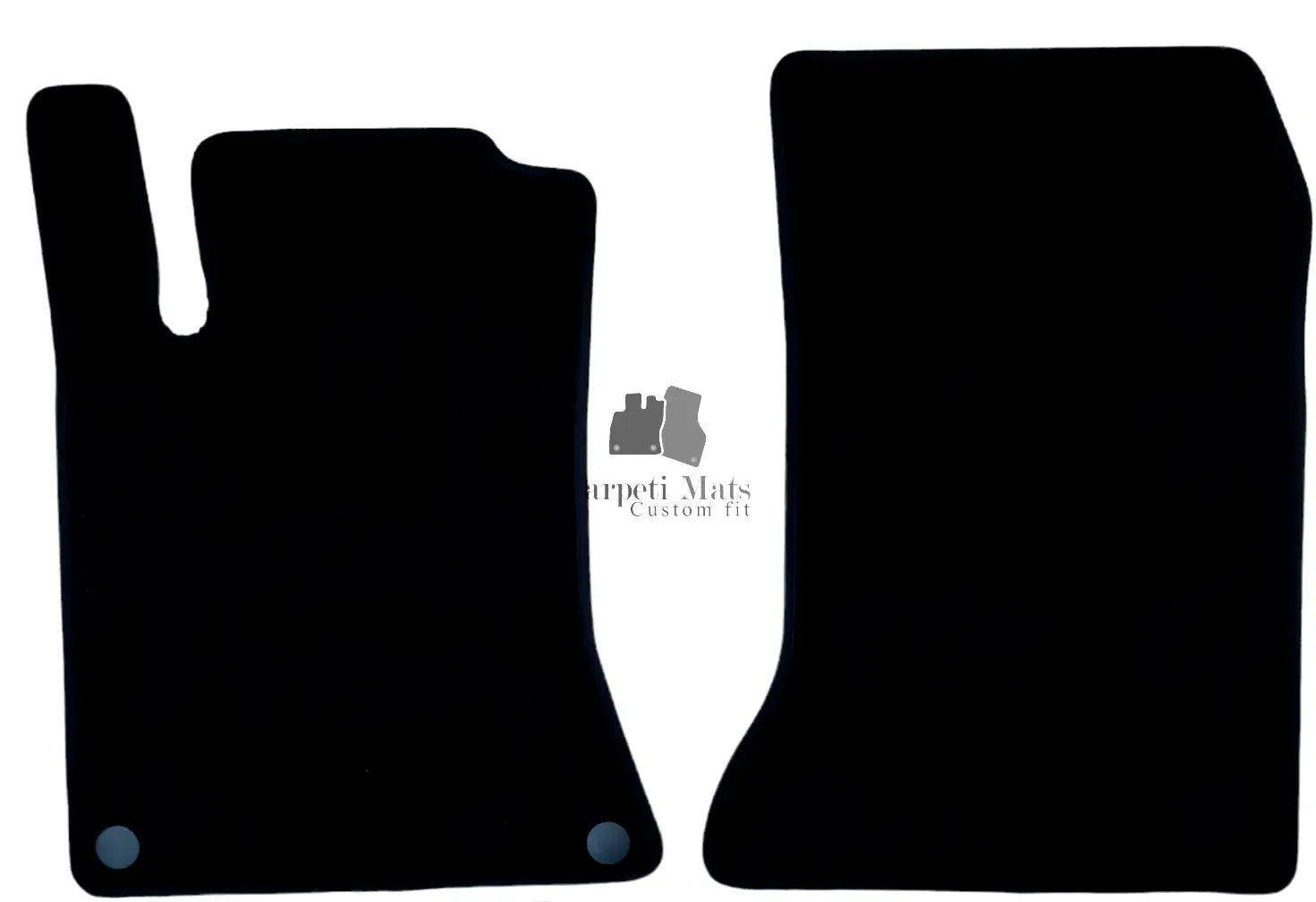 Front Car Floor Mats Velour For Mercedes CLA C117 Waterproof Carpet Liners 2pcs
