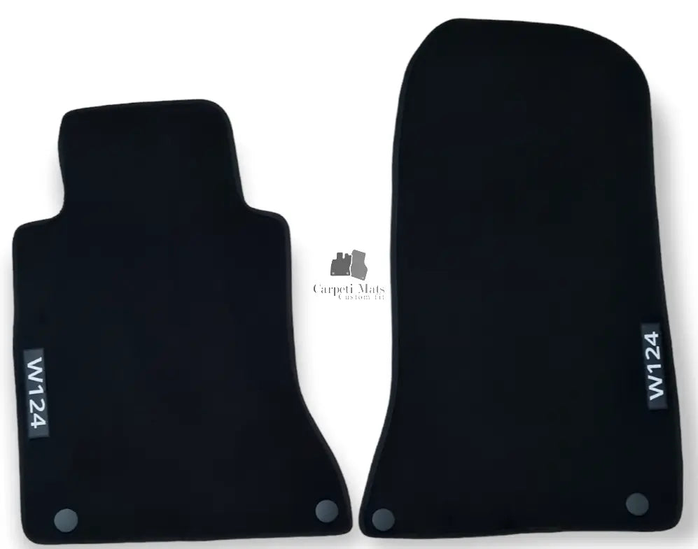 Front Car Floor Mats Velour For Mercedes E-Class W124 Liners Waterproof New 2pcs