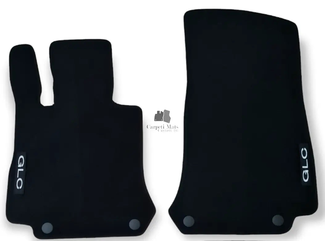 Front Car Floor Mats Velour For Mercedes GLC X253 Waterproof Carpet Liners 2pcs