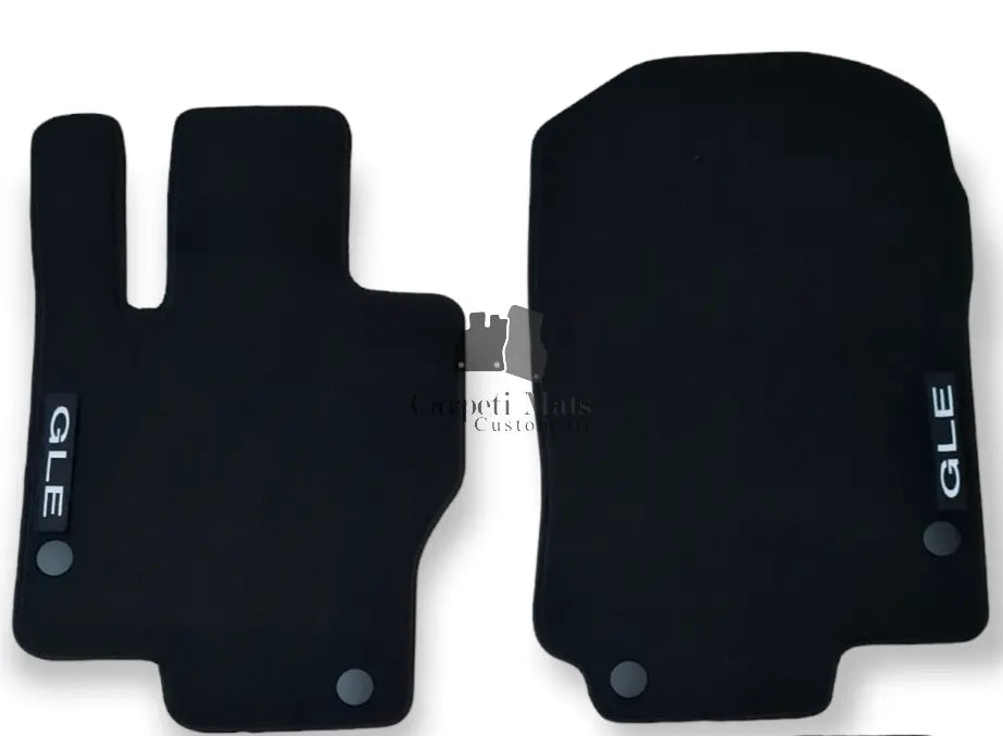 Front Car Floor Mats Velour For Mercedes GLE W167 Auto Liners Waterproof 2pc New