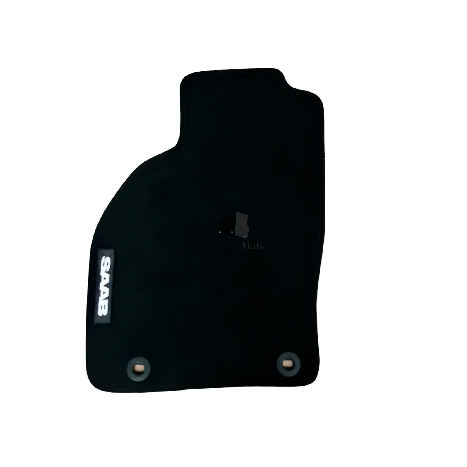 Front Car Floor Mats Velour For SAAB 9-3 Waterproof Black Carpet Auto Liners 2pc