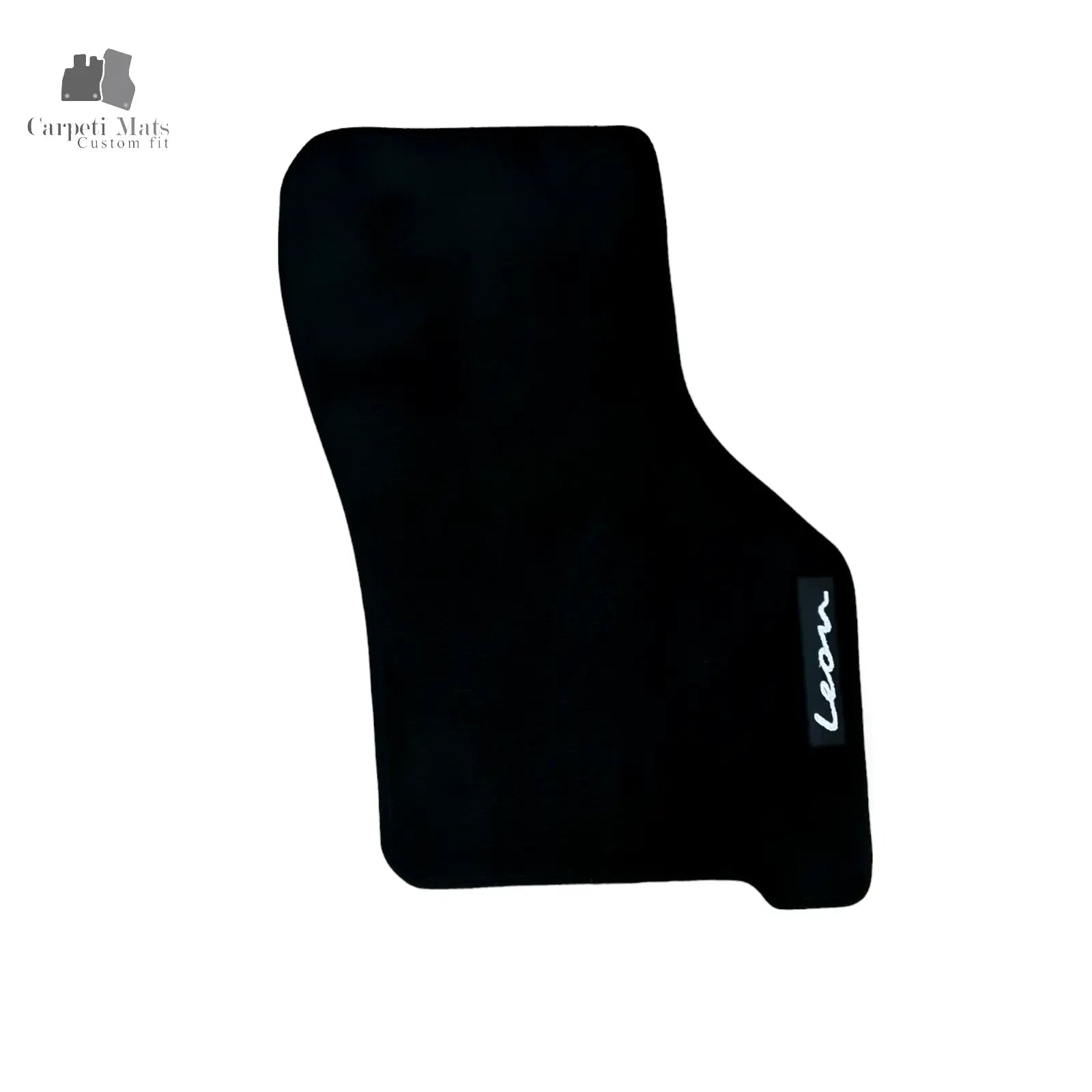 Front Car Floor Mats Velour For Seat Leon Waterproof Carpet Rugs Auto Liners 2pc